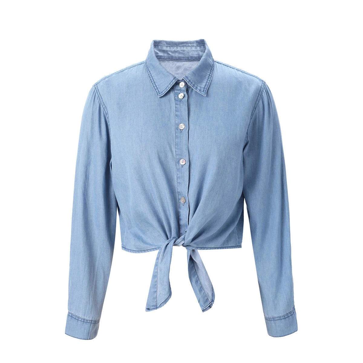 Fashion Blouse and Denim Slip