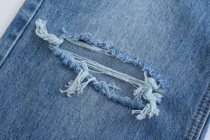 High Waist Wide Leg Long Jeans Women